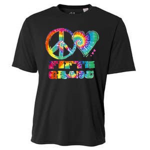 Peace Love Fifth Grade Cooling Performance Crew T-Shirt