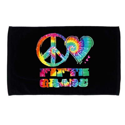 Peace Love Fifth Grade Microfiber Hand Towel