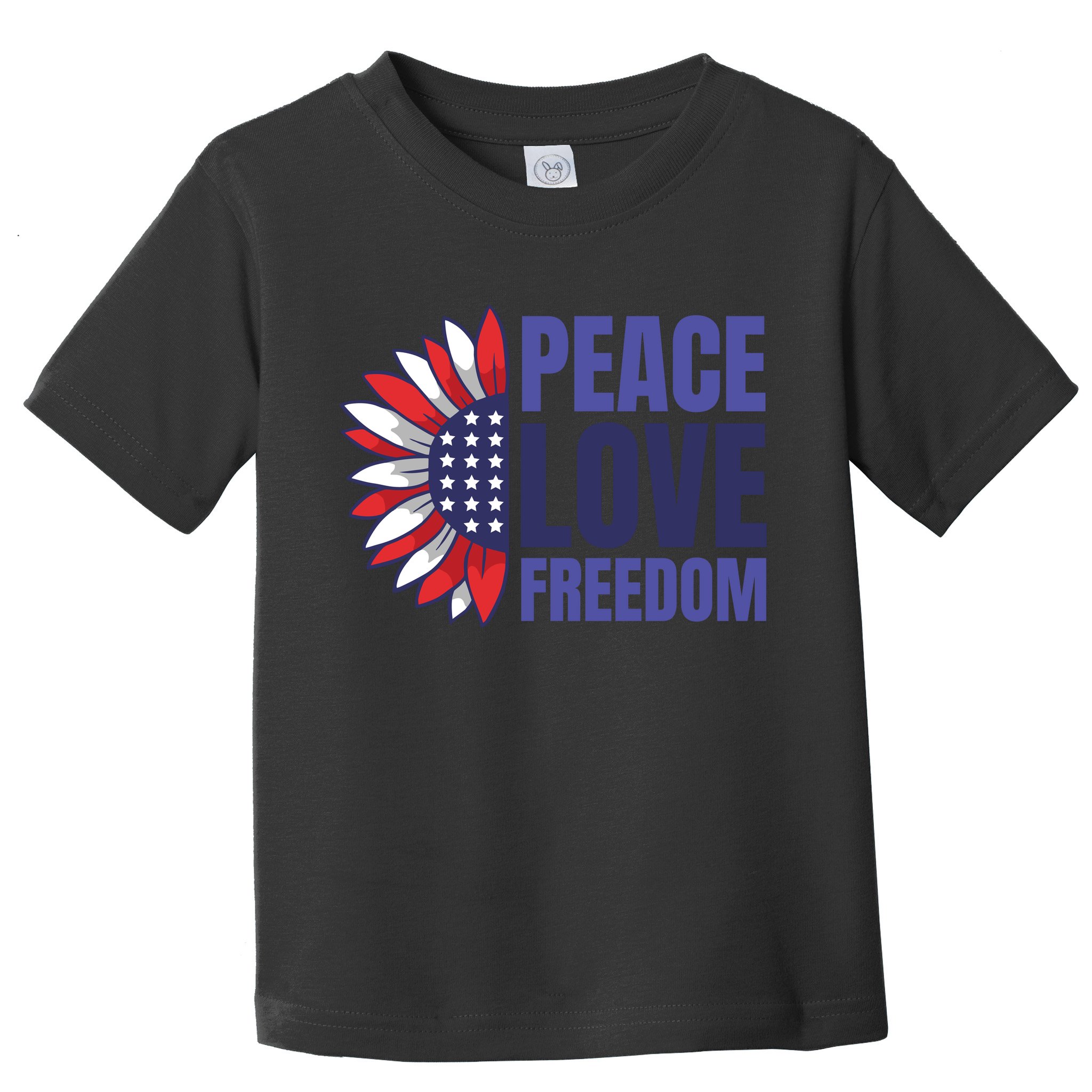 Peace Love Freedom Toddler T-Shirt
