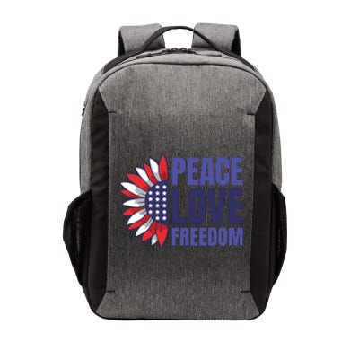 Peace Love Freedom Vector Backpack