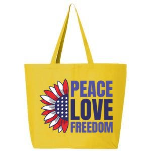 Peace Love Freedom 25L Jumbo Tote