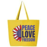 Peace Love Freedom 25L Jumbo Tote