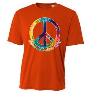 Peace Love Good Vibes Cooling Performance Crew T-Shirt