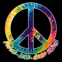 Peace Love Good Vibes Cooling Performance Crew T-Shirt