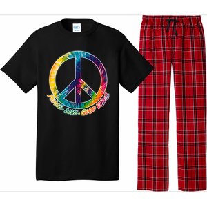 Peace Love Good Vibes Pajama Set