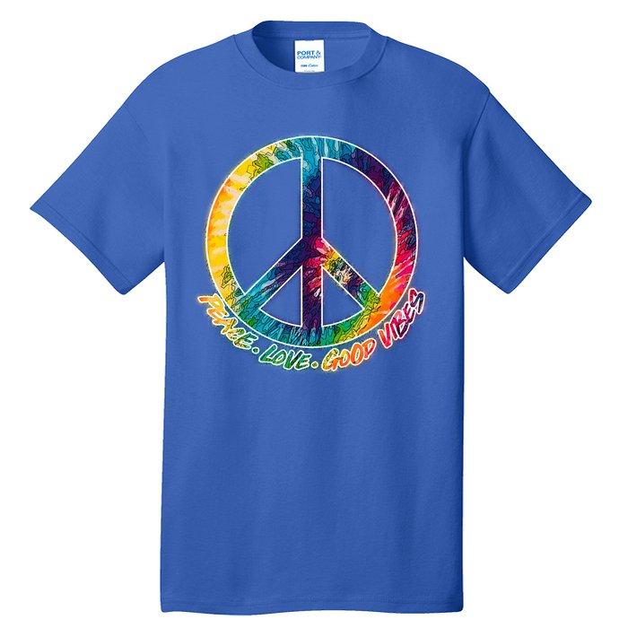 Peace Love Good Vibes Tall T-Shirt