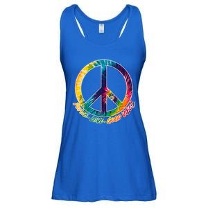 Peace Love Good Vibes Ladies Essential Flowy Tank