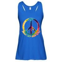 Peace Love Good Vibes Ladies Essential Flowy Tank