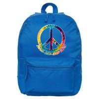 Peace Love Good Vibes 16 in Basic Backpack