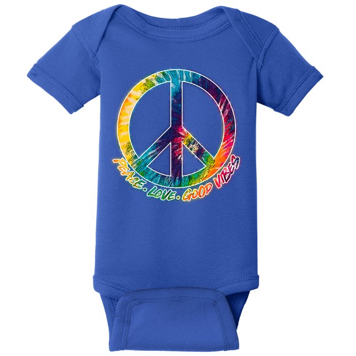 Peace Love Good Vibes Baby Bodysuit
