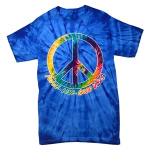 Peace Love Good Vibes Tie-Dye T-Shirt