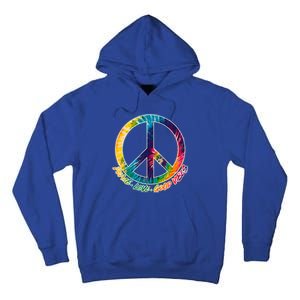 Peace Love Good Vibes Tall Hoodie