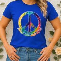 Peace Love Good Vibes Womens T-Shirt