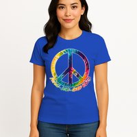 Peace Love Good Vibes Womens T-Shirt
