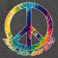 Peace Love Good Vibes Vector Backpack