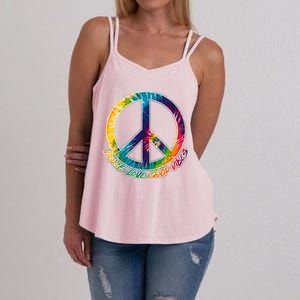 Peace Love Good Vibes Women's Strappy Tank