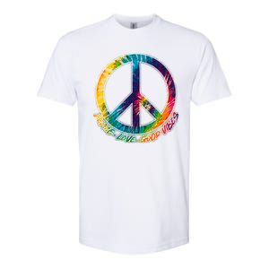 Peace Love Good Vibes Softstyle CVC T-Shirt