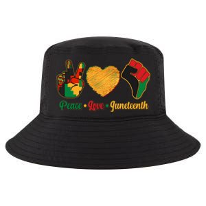 Peace Love Juneteenth June 19 1865 Cool Comfort Performance Bucket Hat