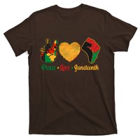 Peace Love Juneteenth June 19 1865 T-Shirt