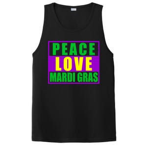 Peace Love Mardi Gras New Orleans PosiCharge Competitor Tank