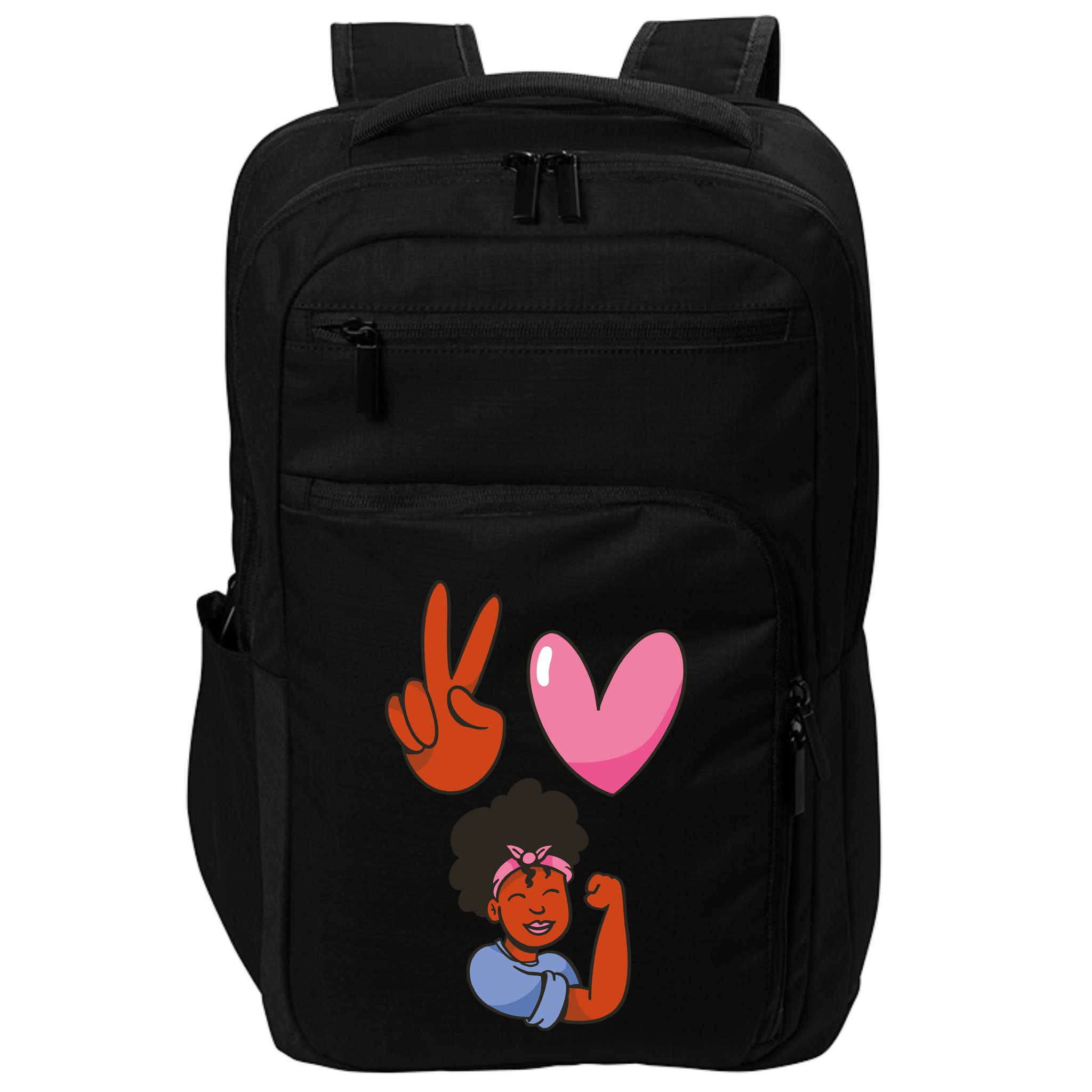 Peace Love Melanin Impact Tech Backpack
