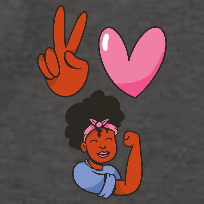Peace Love Melanin Vector Backpack