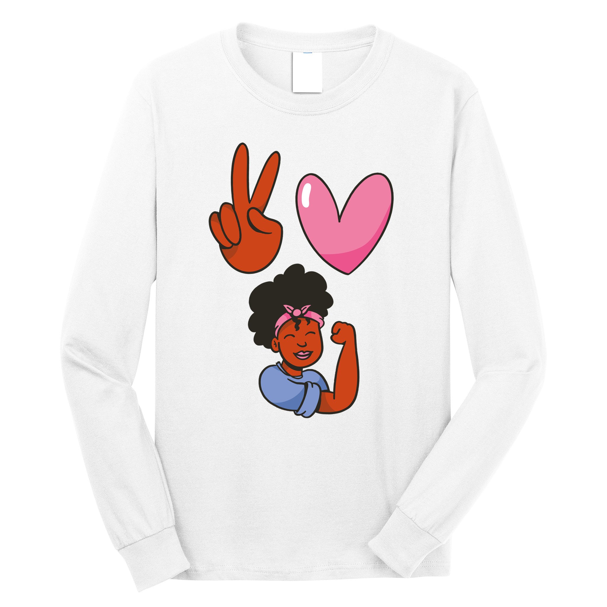 Peace Love Melanin Long Sleeve Shirt