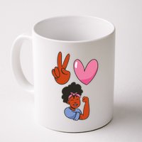 Peace Love Melanin Mug