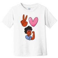 Peace Love Melanin Toddler T-Shirt