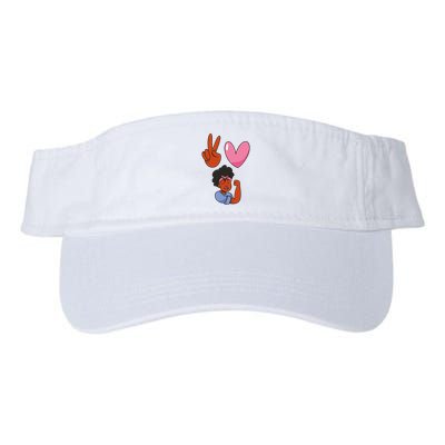 Peace Love Melanin Visor