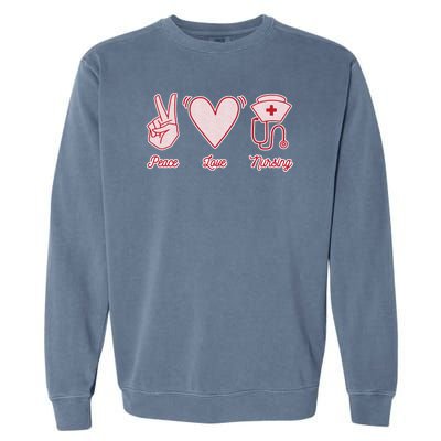 Peace Love Nursing Garment-Dyed Sweatshirt