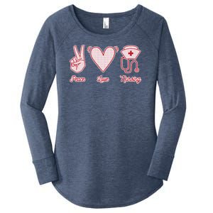 Peace Love Nursing Women's Perfect Tri Tunic Long Sleeve Shirt