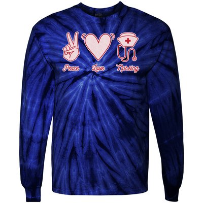 Peace Love Nursing Tie-Dye Long Sleeve Shirt