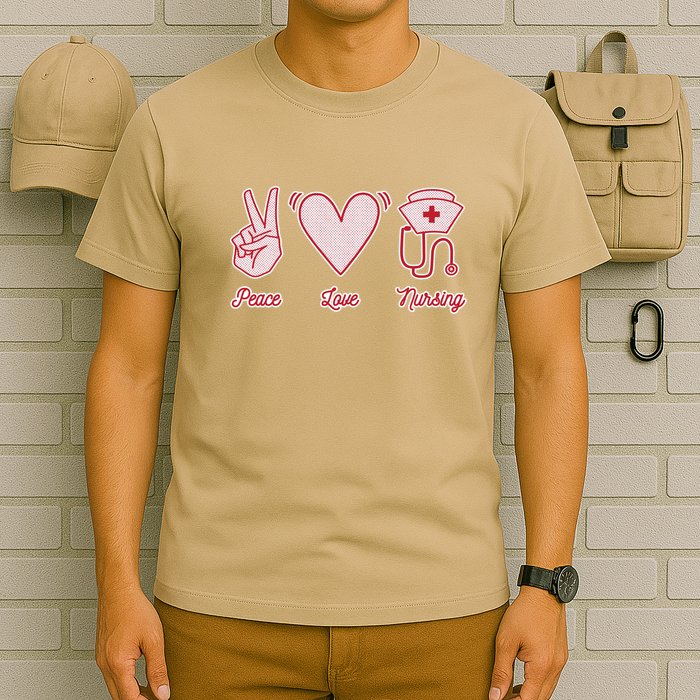 Peace Love Nursing T-Shirt