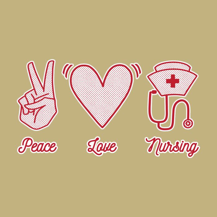Peace Love Nursing T-Shirt