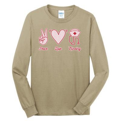 Peace Love Nursing Tall Long Sleeve T-Shirt