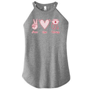 Peace Love Nursing Women's Perfect Tri Rocker Tank