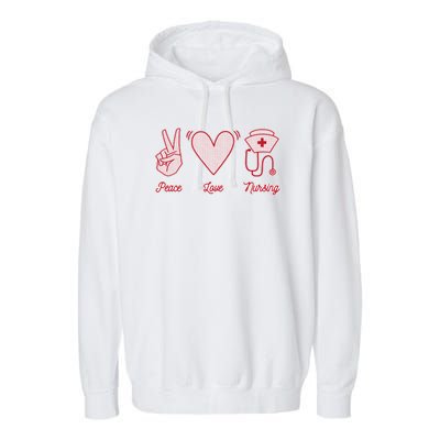 Peace Love Nursing Garment-Dyed Fleece Hoodie