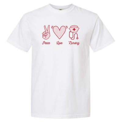 Peace Love Nursing Garment-Dyed Heavyweight T-Shirt