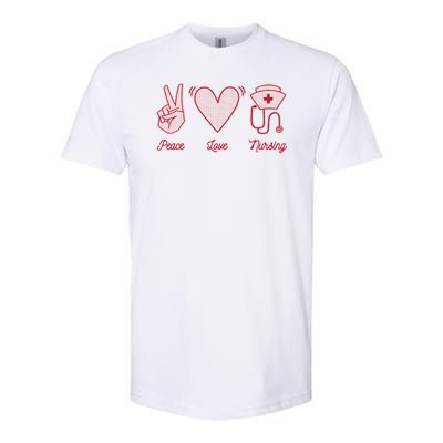 Peace Love Nursing Softstyle CVC T-Shirt