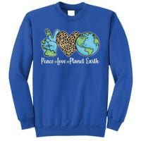 Peace Love Planet Earth Celebrate Earth Day Sweatshirt