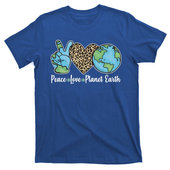 Peace Love Planet Earth Celebrate Earth Day T-Shirt