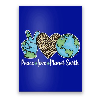 Peace Love Planet Earth Celebrate Earth Day Poster