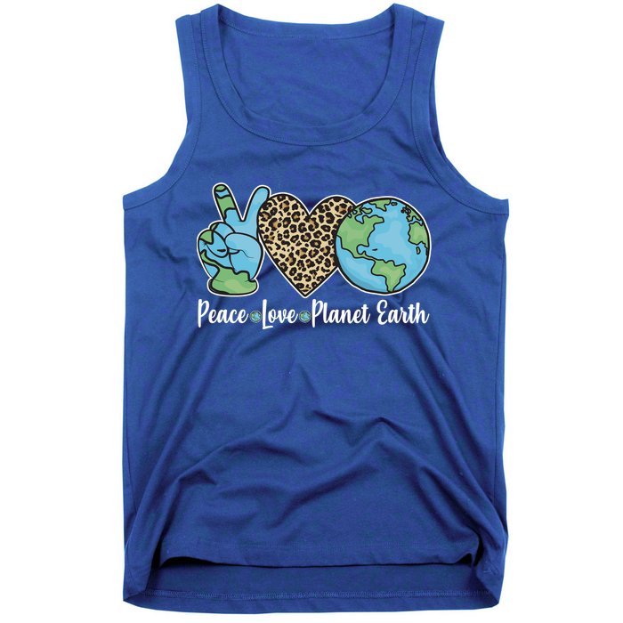 Peace Love Planet Earth Celebrate Earth Day Tank Top