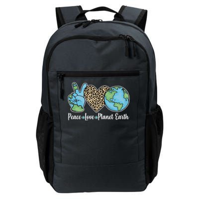 Peace Love Planet Earth Celebrate Earth Day Daily Commute Backpack