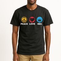 Peace Love RBG Ruth Bader Ginsburg Tribute Tall T-Shirt