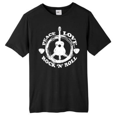 Peace Love Rock 'N' Roll Tall Fusion ChromaSoft Performance T-Shirt