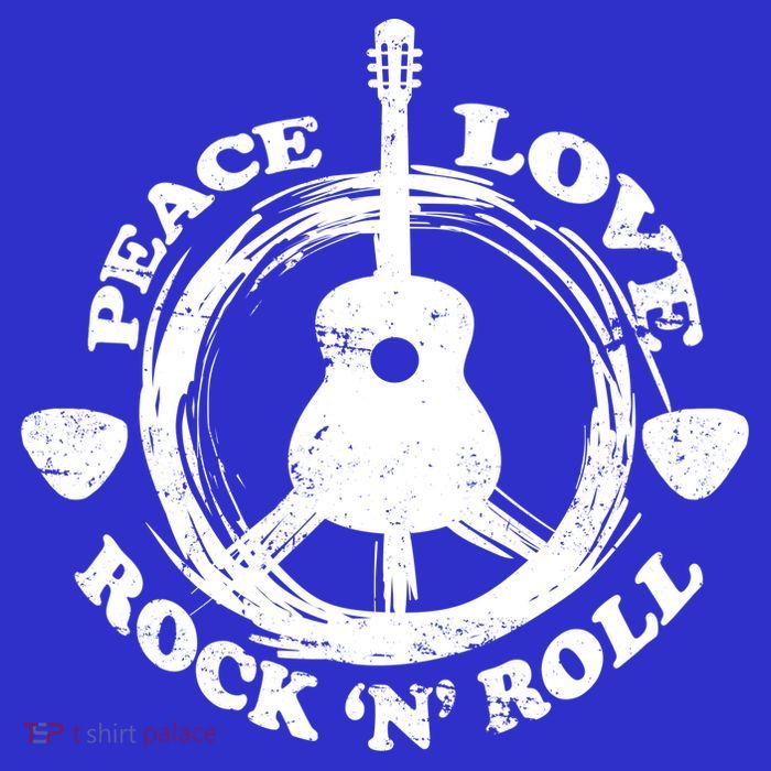 Peace Love Rock 'N' Roll Apron