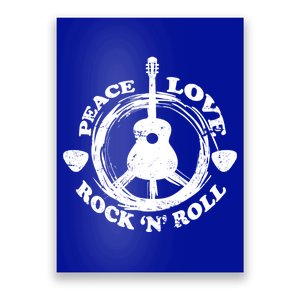 Peace Love Rock 'N' Roll Poster