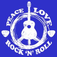 Peace Love Rock 'N' Roll Womens Tank Top
